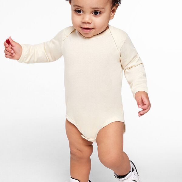 Infant Fine Jersey Long Sleeve Bodysuit Thumbnail